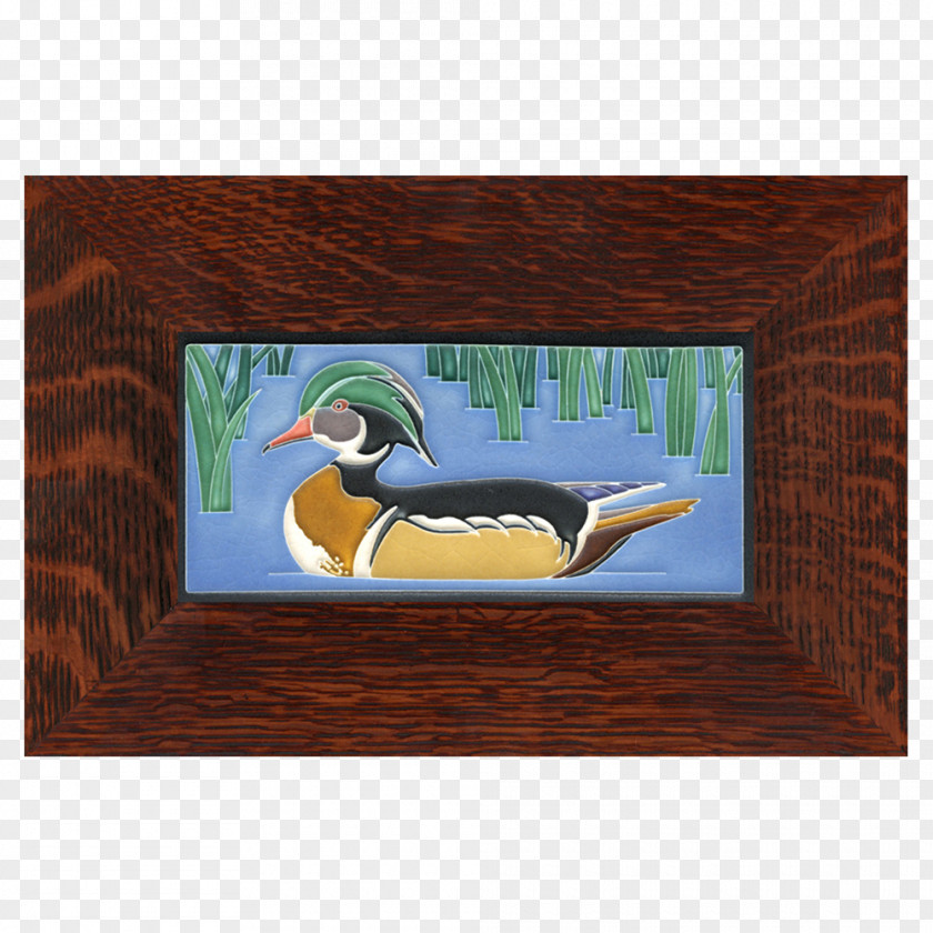 Wood Duck Tile Art Painting Mosaic PNG