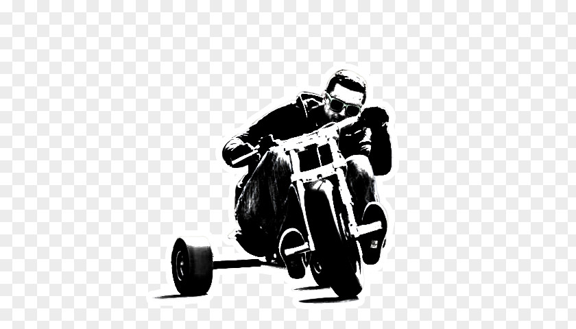 Car Drift Trike Drifting Tricycle Decal PNG