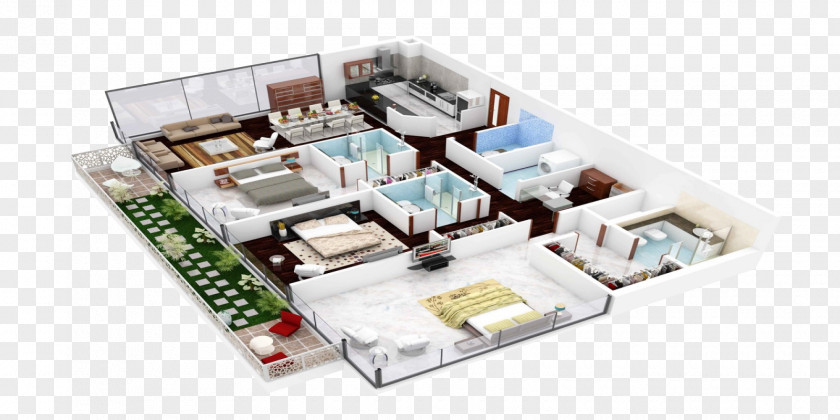 Layout House Plan Room PNG