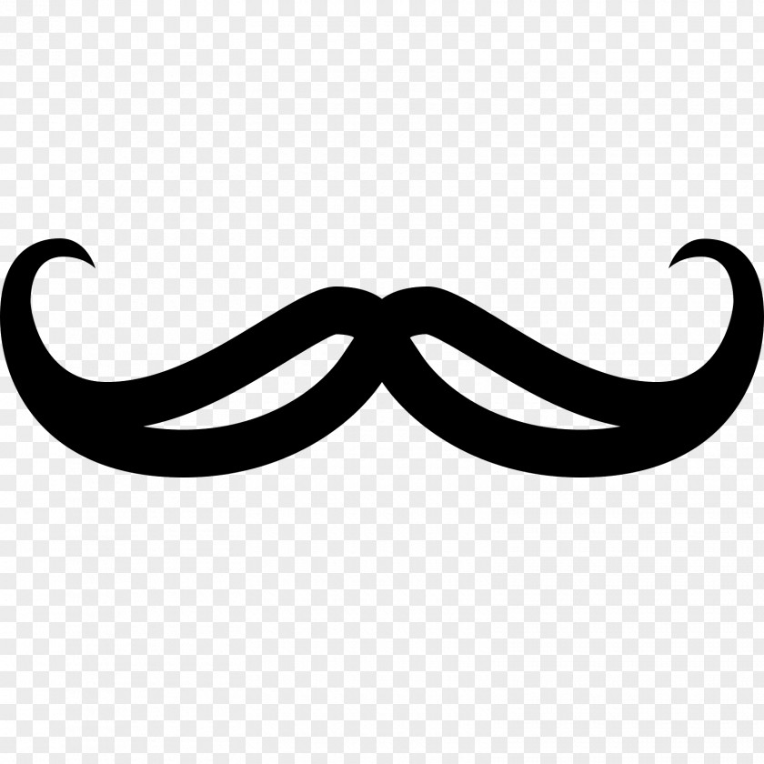 Little Man Handlebar Moustache Clip Art PNG