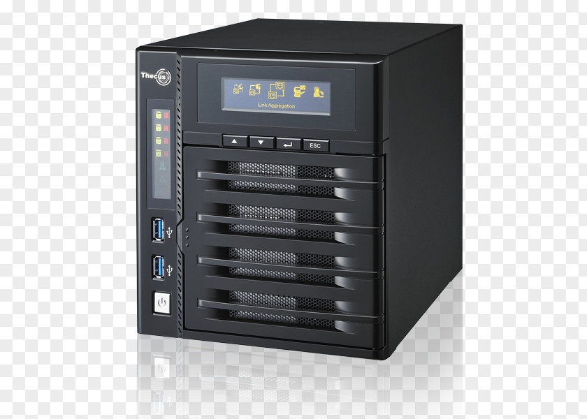 Battery Backup Network Storage Systems Thecus Intel Atom Hard Drives Computer Data PNG
