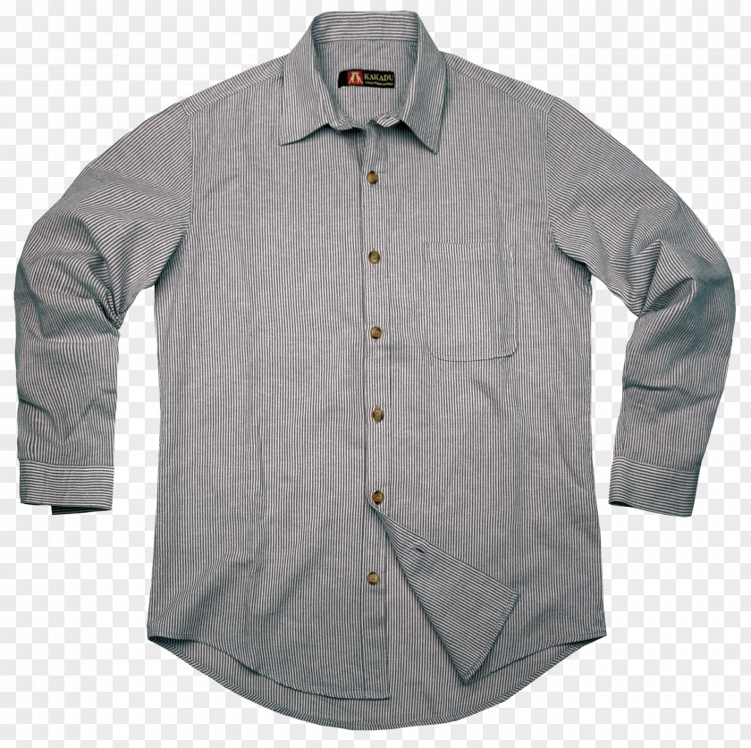 Blue Strip Long-sleeved T-shirt Dress Shirt Clothing PNG
