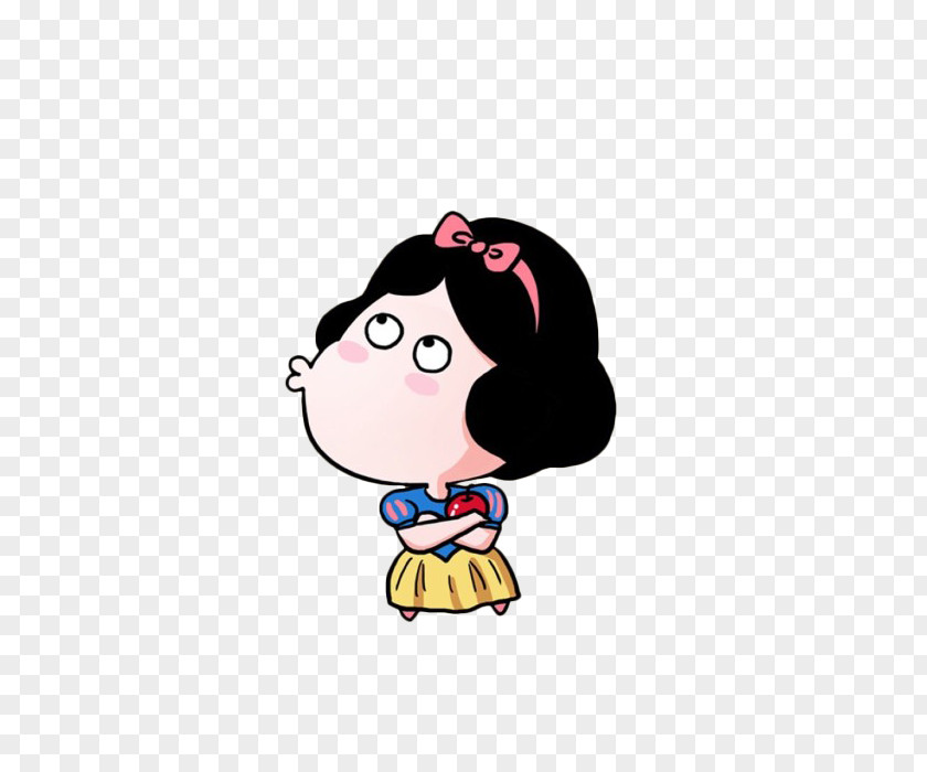 Cartoon To Snow White Cuteness PNG