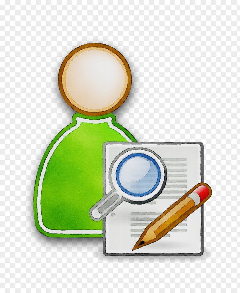 Diagram Office Supplies Magnifying Glass PNG