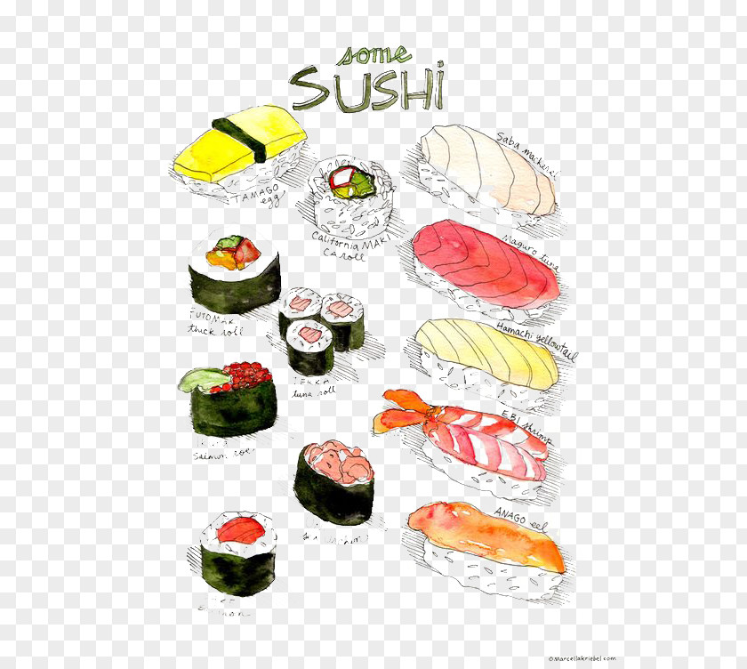 Japanese Sushi Makizushi Cuisine Sake Tamagoyaki PNG