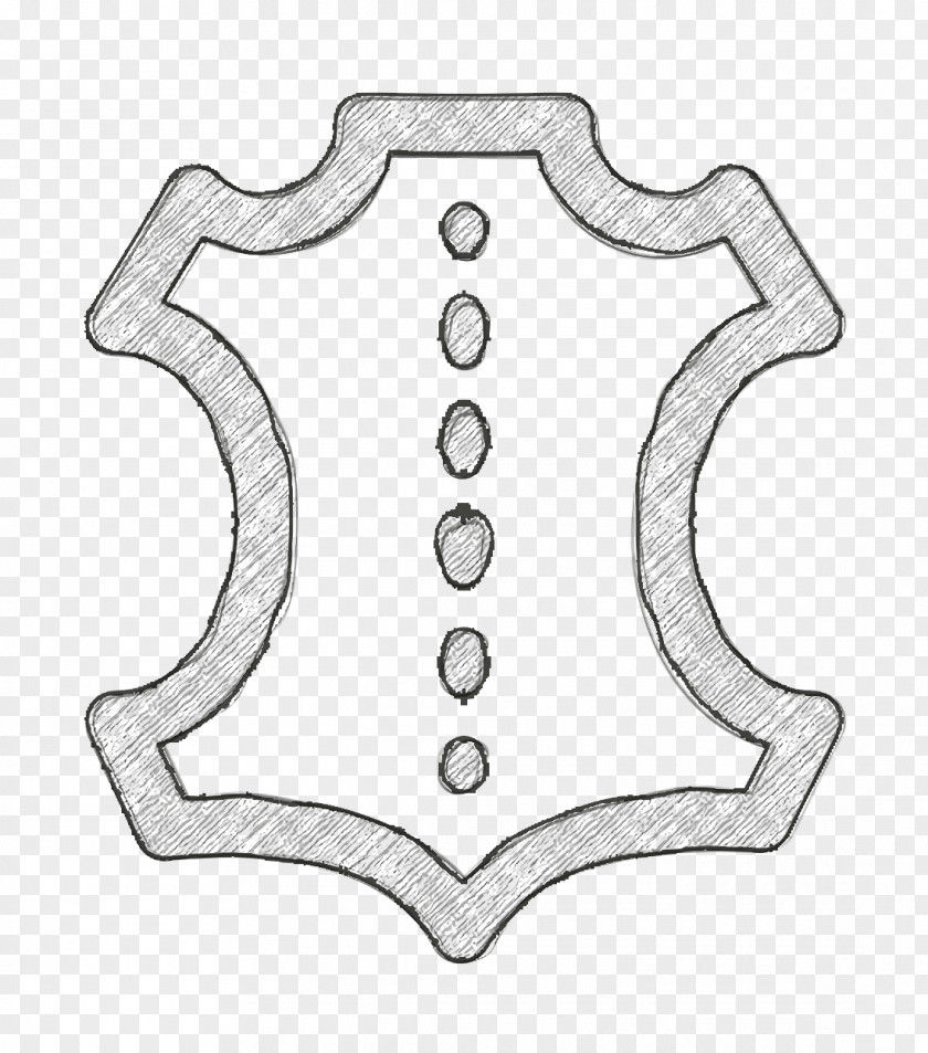Linear Needlework And Sewing Icon Leather PNG