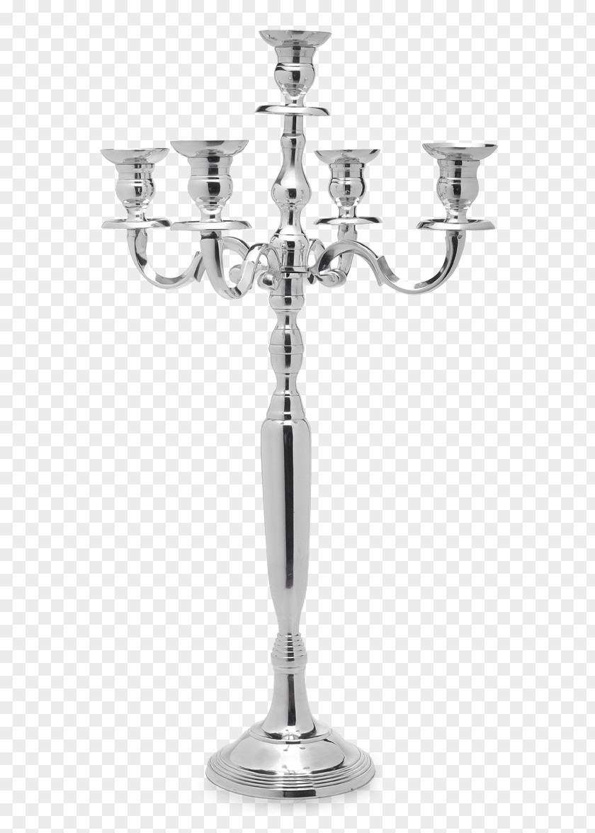 Silver Candlestick Candelabra Lantern Metal PNG