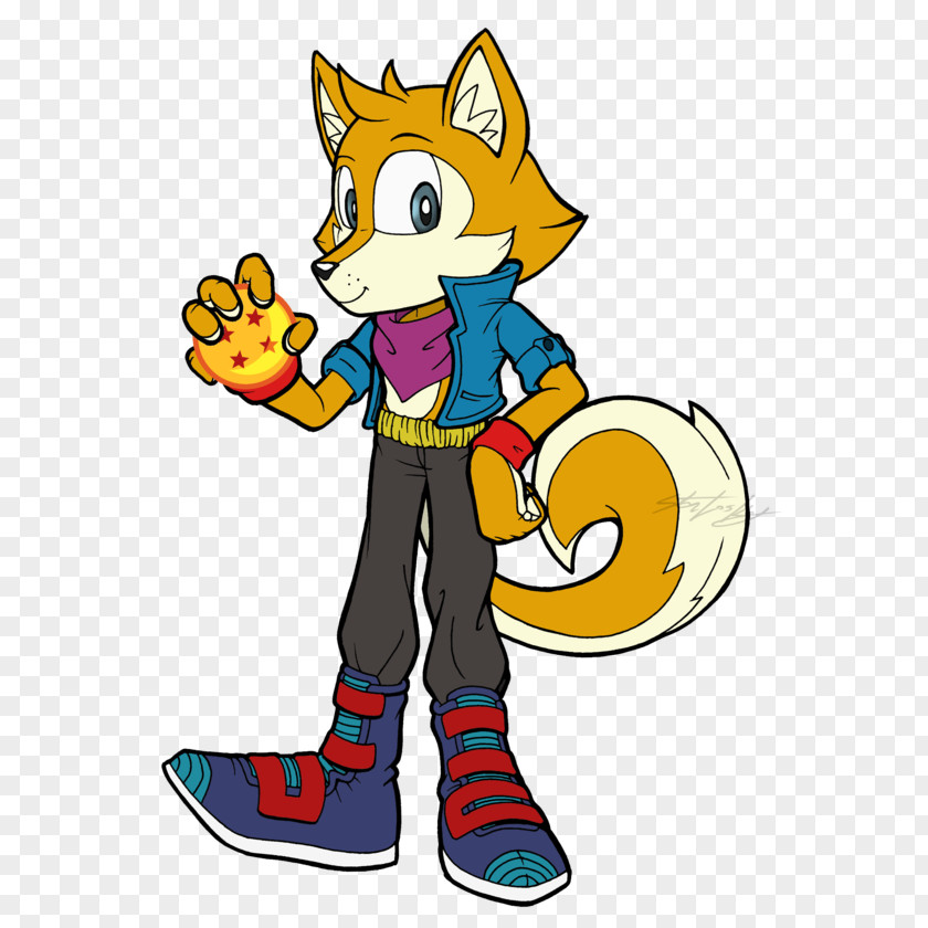 Sonic Orange Fox Mammal Clip Art Illustration Mascot Line PNG