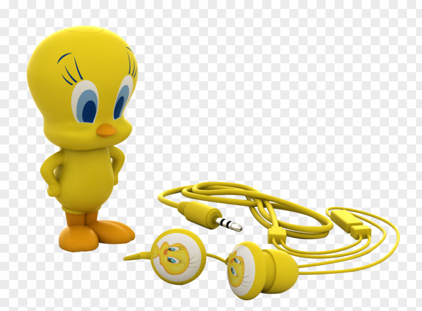 Headphones Tweety Sylvester MP3 Player EMTEC Looney Tunes PNG