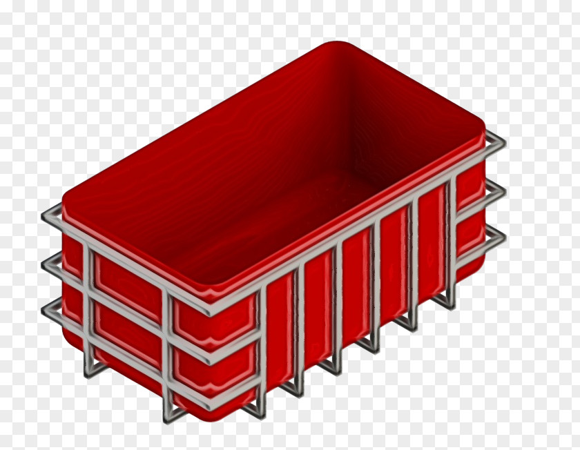 House Rectangle Red Table PNG