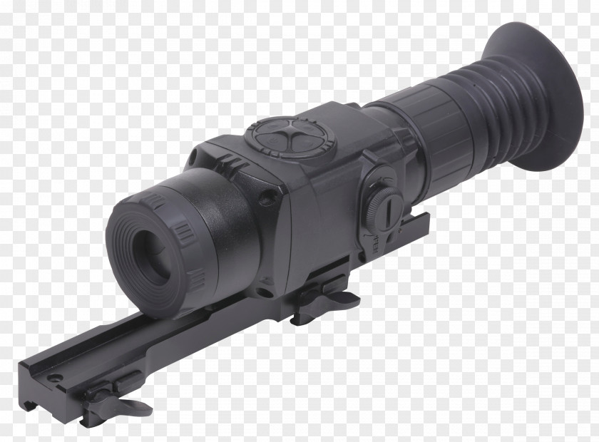 Monocular Telescopic Sight Thermal Weapon Light Energy Thermography PNG