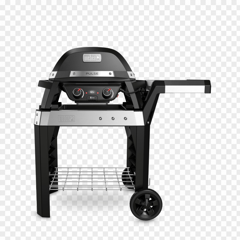 Q1400 Electic Grill Cart Barbecue Weber Pulse 2000 Weber-Stephen Products 1000 Black No Stand PNG