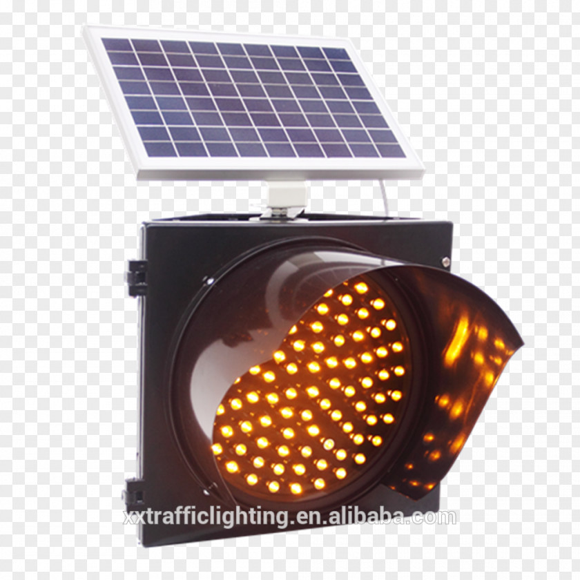 Solar Power Traffic Light Road Panels PNG