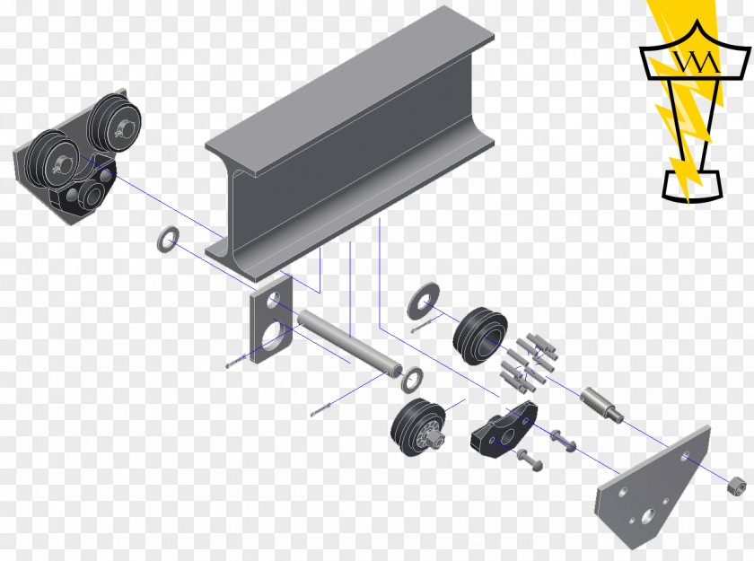 Trolly Autodesk Inventor Exploded-view Drawing Design Web Format Computer Software PNG