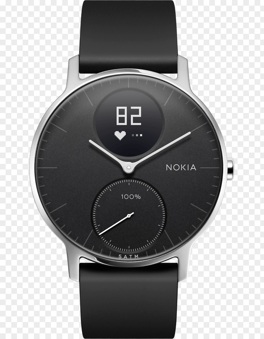 Watch Nokia Steel HR Smartwatch Activity Tracker Apple PNG