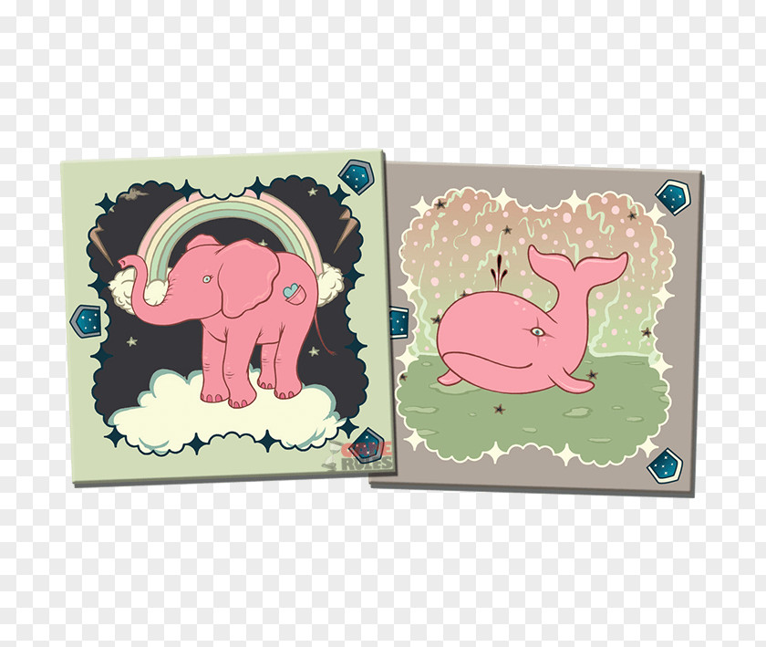 Dream Pop Board Game Puzzle Card Elephantidae PNG