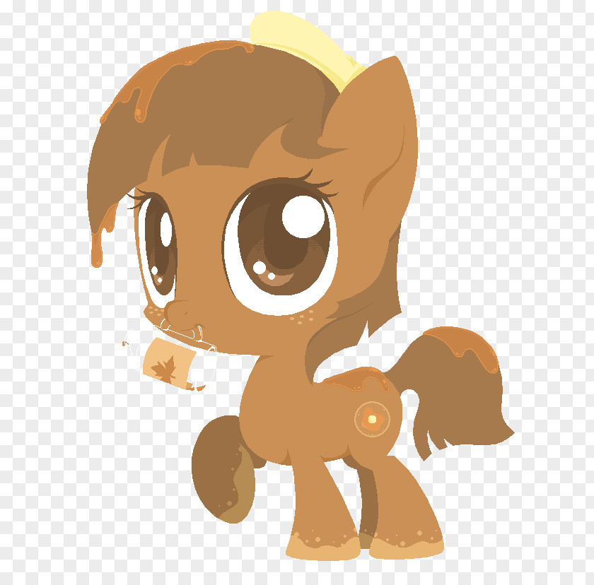 Pancake Pony Horse Maple Syrup PNG