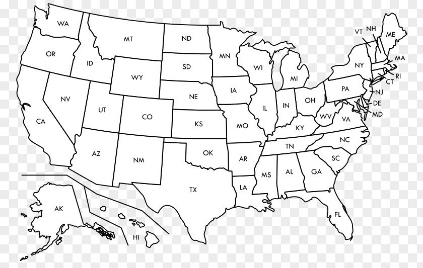 America Map United States Blank World Label PNG