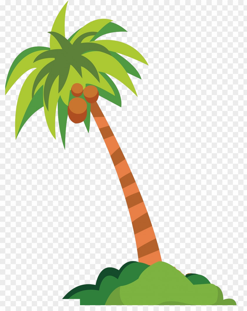 Cartoon Coconut Trees PNG coconut trees clipart PNG