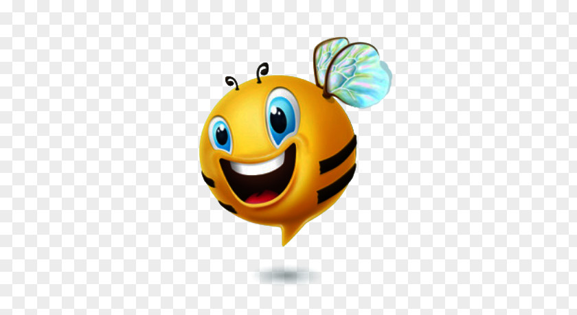 Hand-painted Cartoon Bee Download Icon PNG