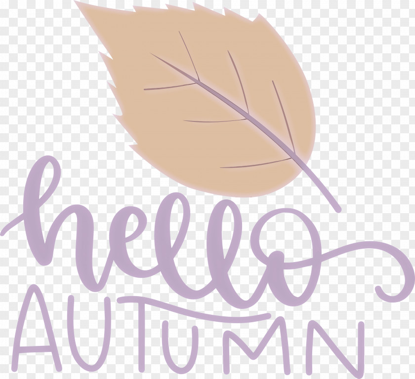 Hello Autumn PNG