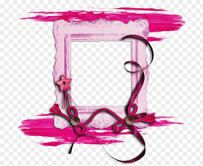 Magenta Pink Picture Frames Adobe Photoshop Decoupage Blog Text PNG