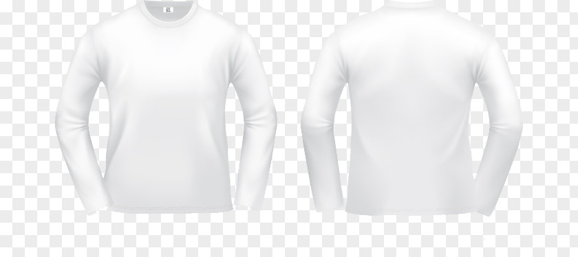 Men's Long-sleeved T-shirt Image PNG