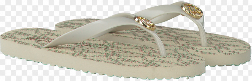 Michael Kors Flip Flops Shoe Sandal Slide Product Design Beige PNG