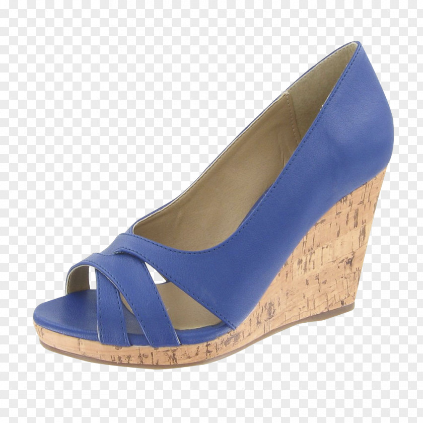 Zarina Shoe Sandal Cobalt Blue Walking PNG