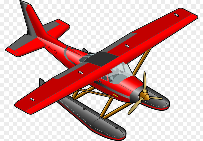 Airplane Clip Art Cartoon Image PNG