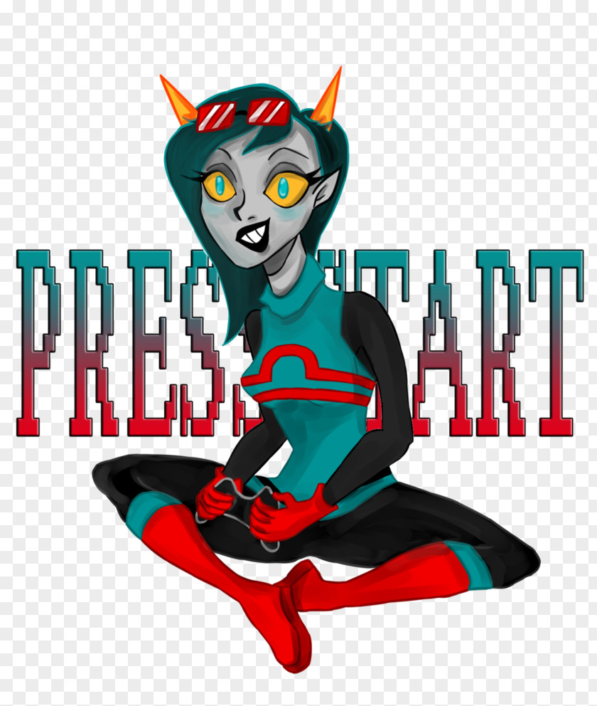 Press Start Superhero Clip Art PNG