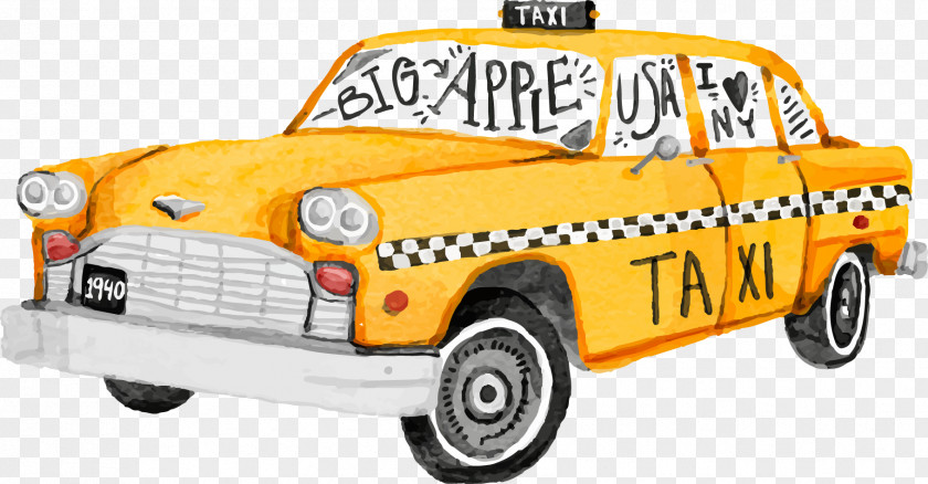 Vector Taxi New York City Spider-Man PNG
