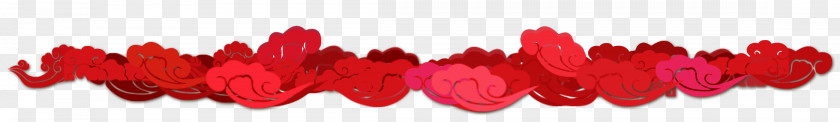 Chinese Decorative Clouds Red Background Edge Download Icon PNG