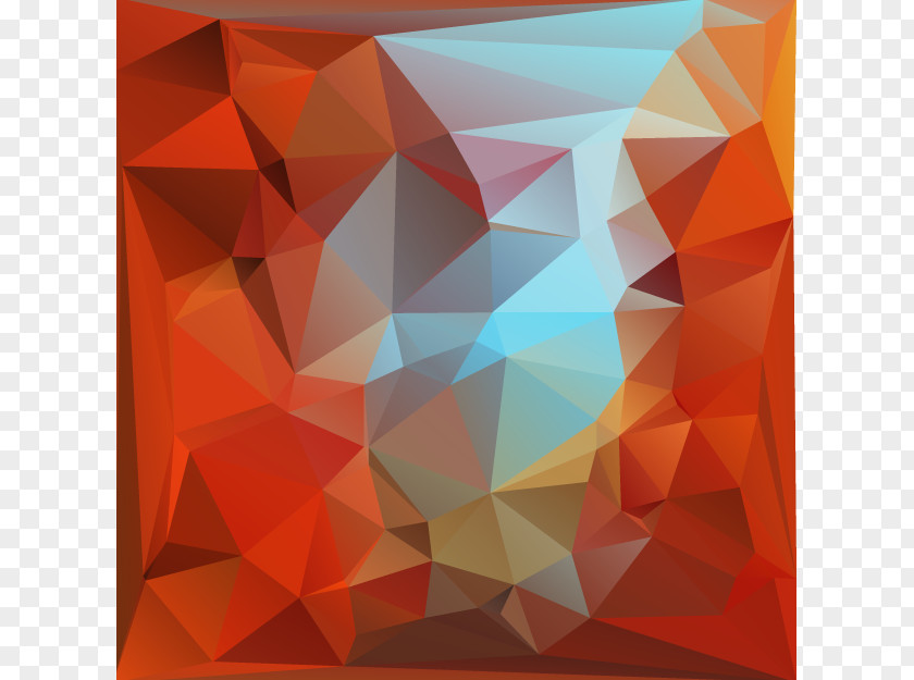 Fun Colorful Geometric Triangle Diamond Pattern Background Image Polygon Geometry PNG