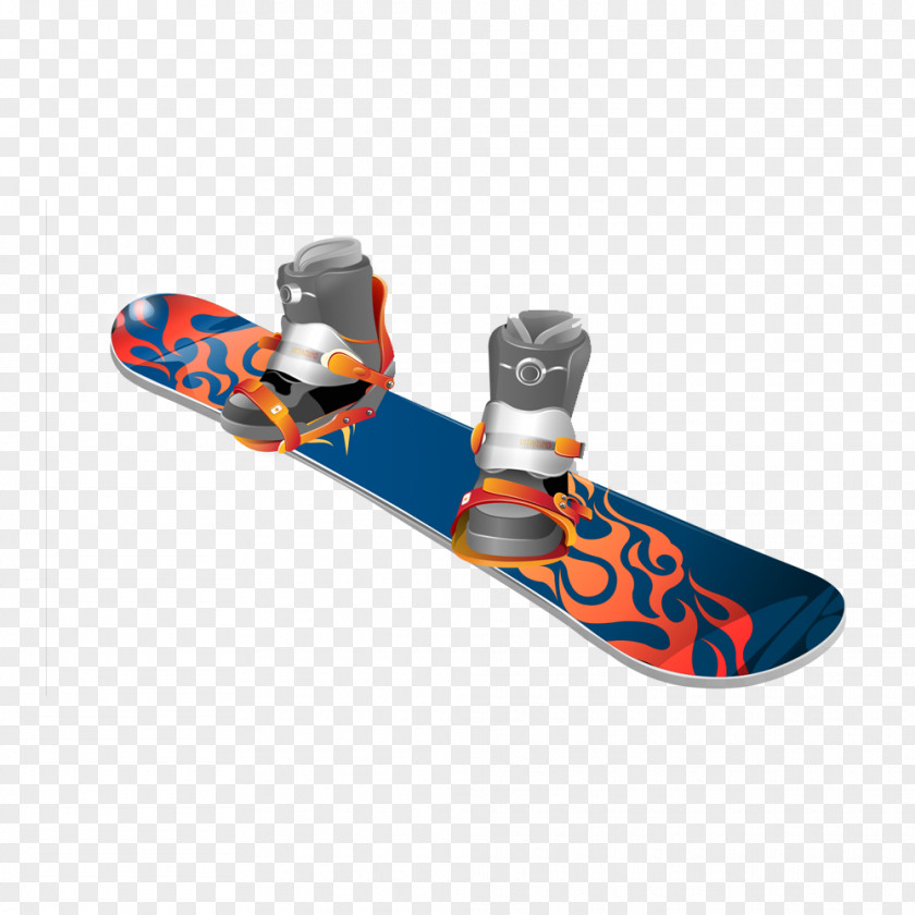 Hand-painted Skateboards Creative Movement Snowboard Clip Art PNG