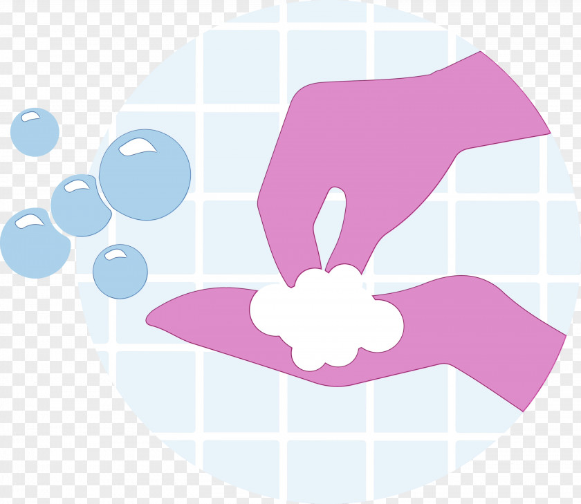 Hand Washing Line Art Logo Cartoon Abstract PNG