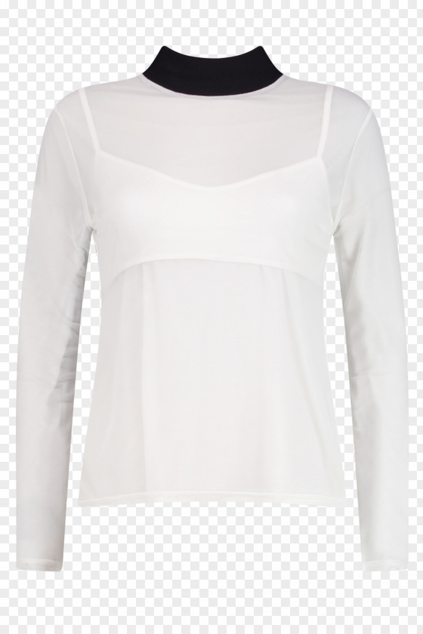 T-shirt Long-sleeved Shoulder Blouse PNG