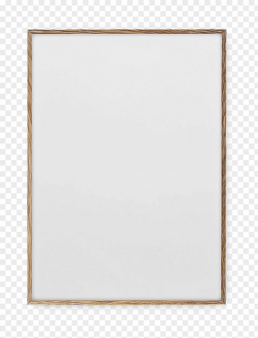 Beige Rectangle Picture Frames PNG