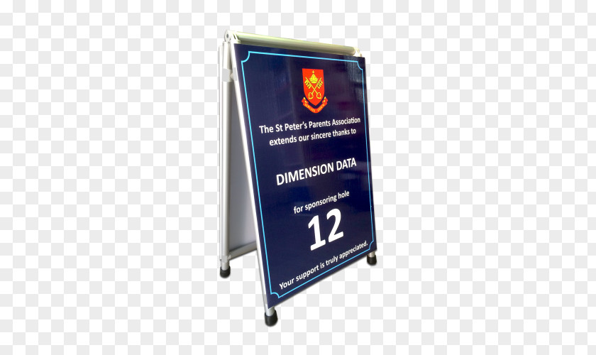 Double Sided Flyer Display Advertising Web Banner PNG