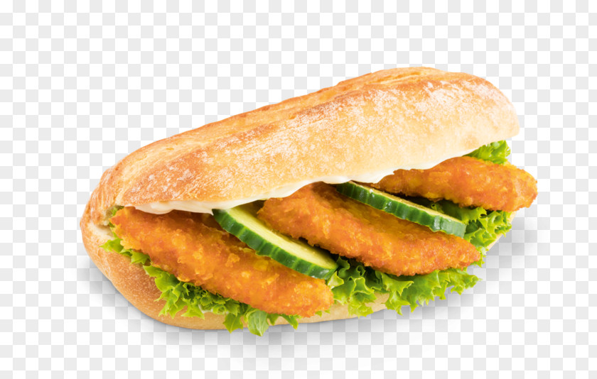 CHICKEN Baguette Chicken Nugget Salmon Burger Bánh Mì Fast Food Bocadillo PNG