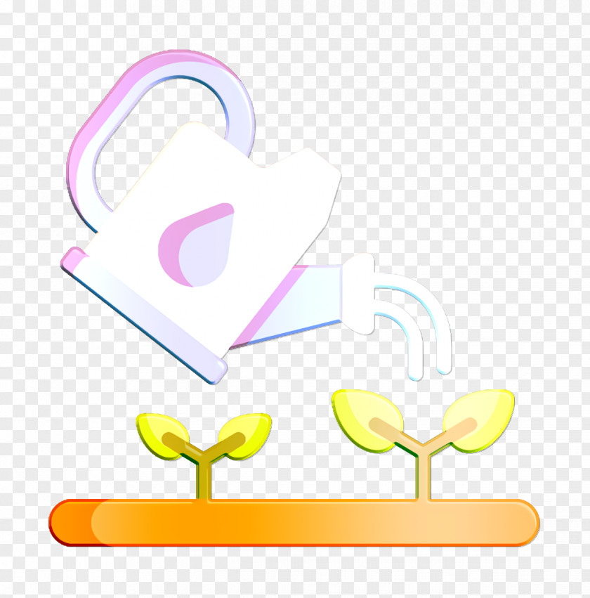 Gardening Icon Watering Plant PNG