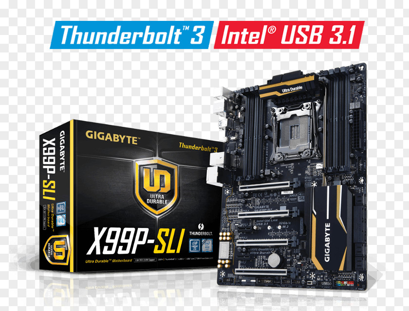 Intel X99 Motherboard LGA 2011 ATX PNG