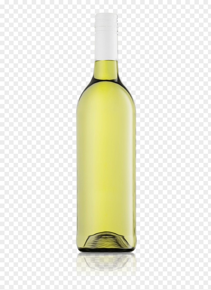 White Wine Glass Bottle PNG