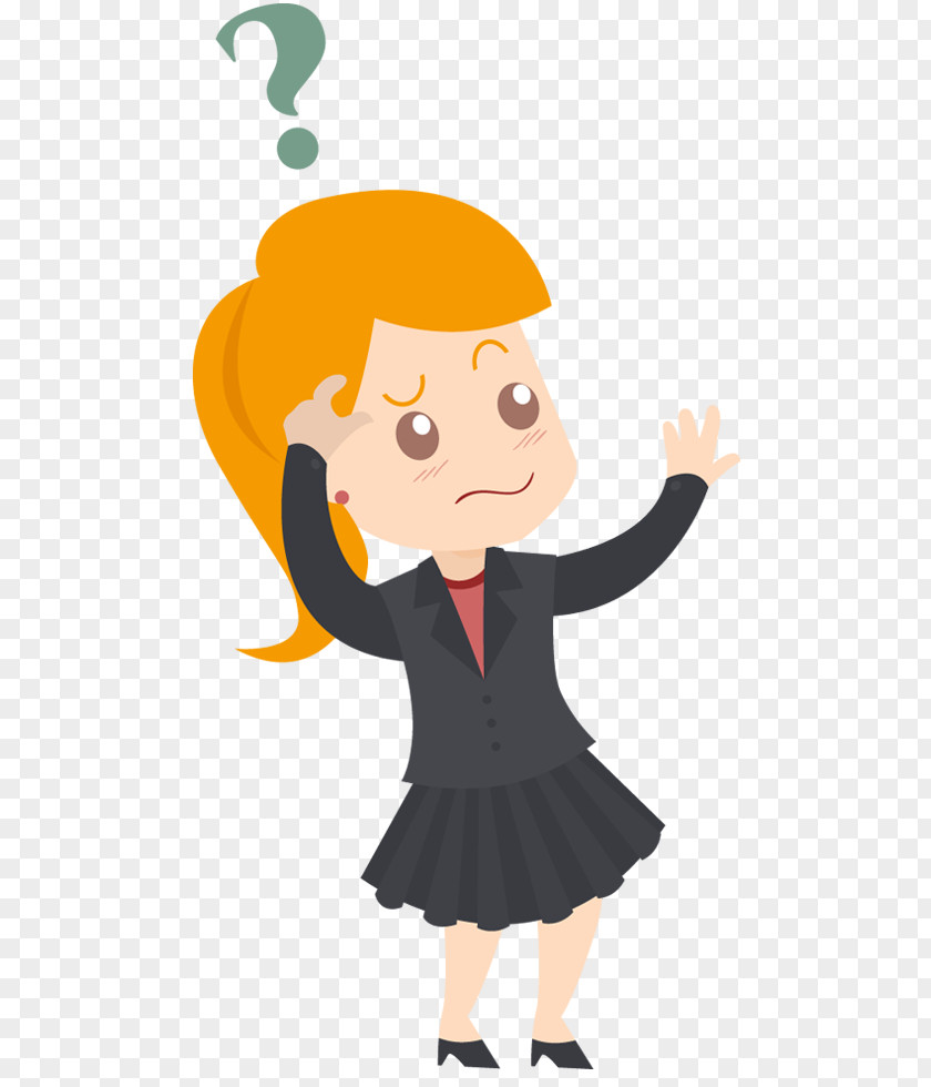 Business Woman Cartoon Clip Art PNG
