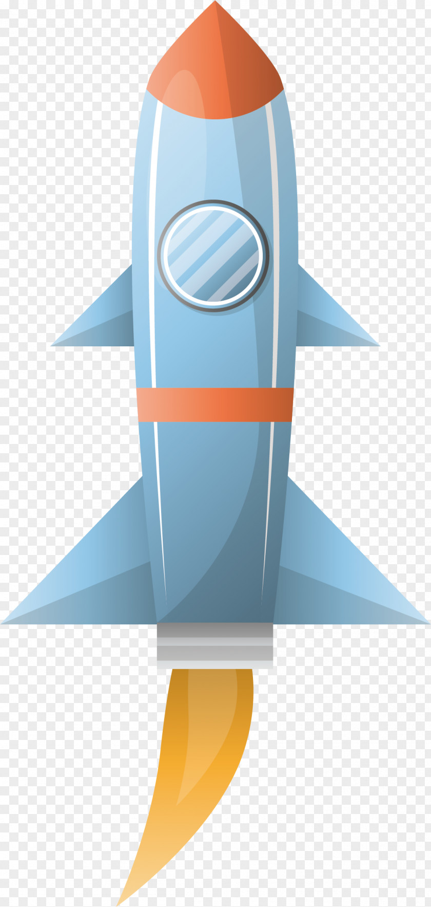 Science Fiction Ship Rocket Illustration PNG