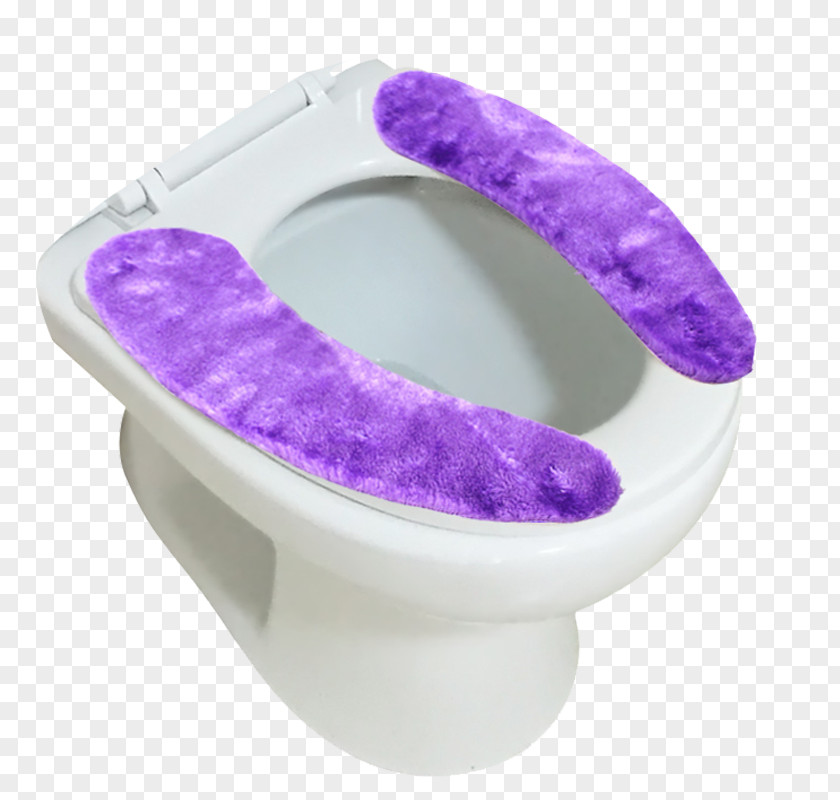 Self-adhesive Toilet Pad Seat Flush PNG