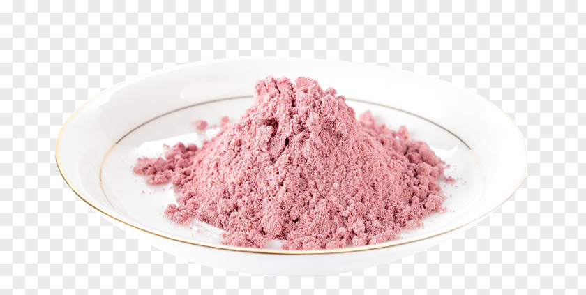 The Purple Potato Flour In Plate Starch Powder Sweet PNG