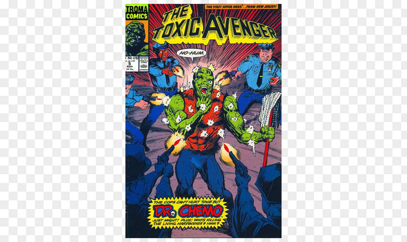Toxic Avenger Comics Troma Entertainment The Superhero Movie PNG
