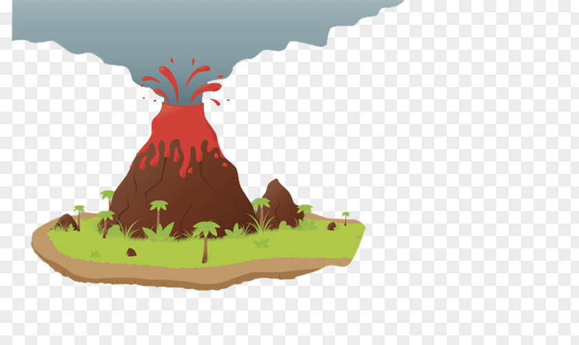 Volcano Picture Cartoon Magma Euclidean Vector PNG