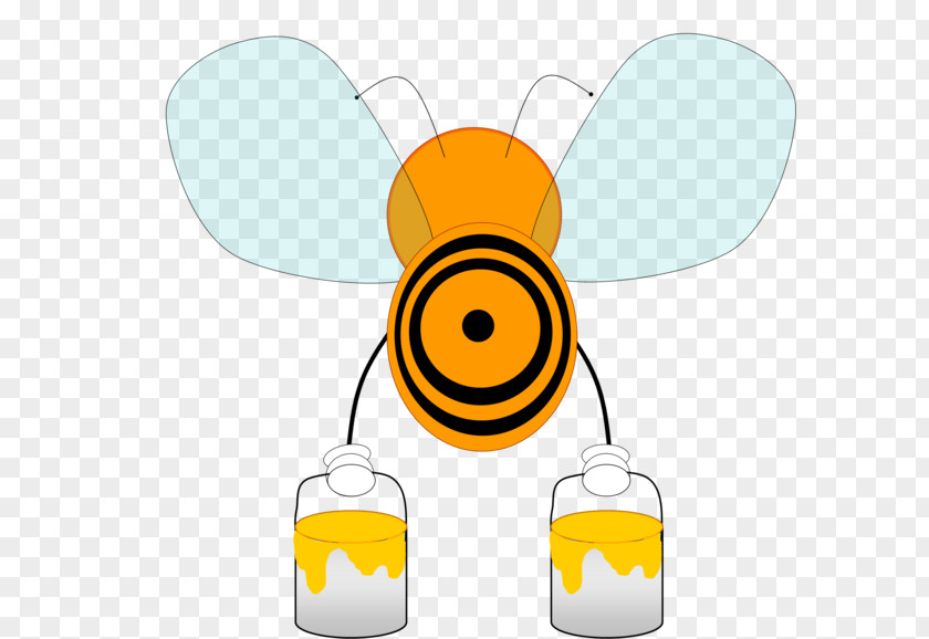 Bees Vector Insect Pollinator PNG